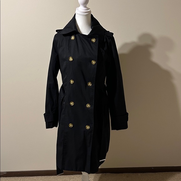 Rachel Zoe Black Trenchcoat - Picture 1 of 5